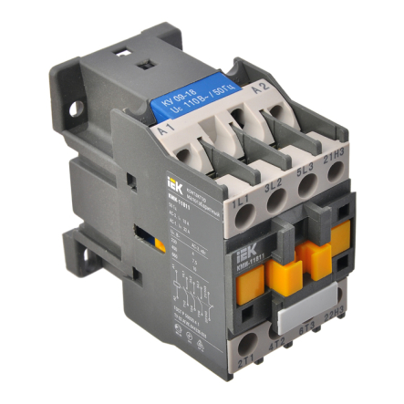 Контактор IEK КМІ-11811, 18А, 110В, 1НЗ, KKM11-018-110-01 - 1