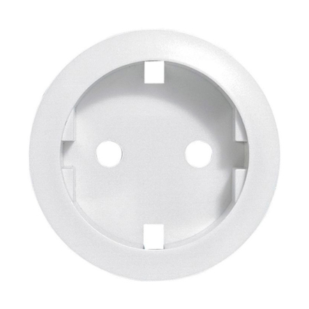 Лицевая панель для розетки 2К+З немецкий стандарт LEGRAND Celiane, 068131, белый - 1