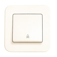 Кнопка звонка VIKO Rollina, 90421006, крем