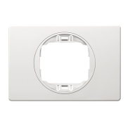 Рамка одноместная горизонтальная 80*120 Aling-Conel EON, E6803.00, белый-белый