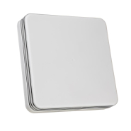 Светильник светодиодный накладной AVT, SILVER, 24W, 5000К, 2400Lm, IP40, квадрат, 180мм, 1020698