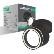 Светильник накладной поворотный ARDERO ML418-1, GX53, 13W, 82х93мм, чёрный, 8201