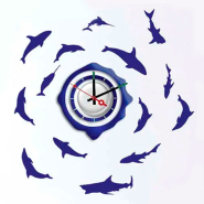 Годинник-наліпка Feron NL20, Риби, 1*AА батарейка (у комплект не входить)