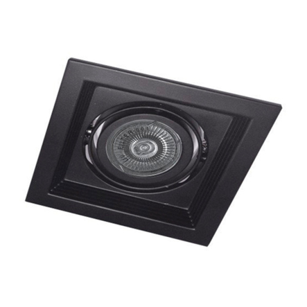 Карданный светильник FERON, DLT201, MR16/G5.3, поворотный, черный, 6202 - 1