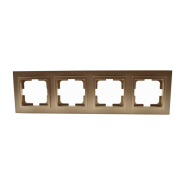 Рамка 4-а, Mono Electric, DESPINA, бронза, 102-230000-163