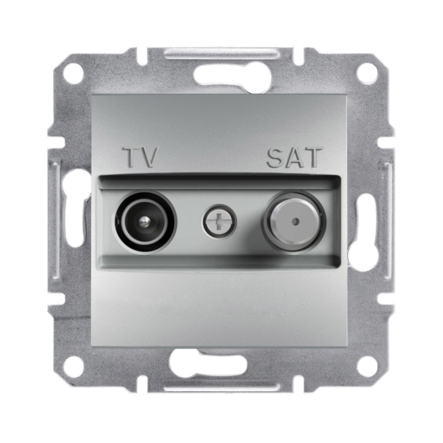 Розетка TV-SAT концевая Schneider Electric ASFORA, алюминий, EPH3400161 - 1