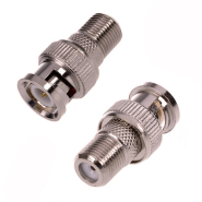 Перехідник шт.BNC-гн.F, латунь