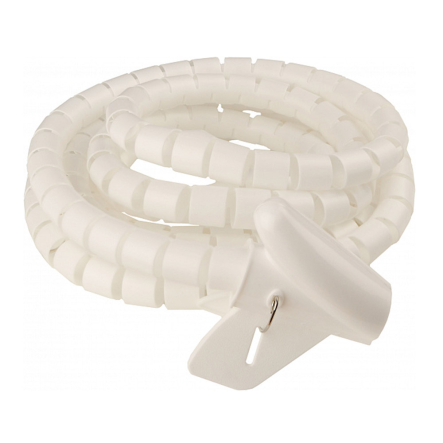 Органайзер гибкий с клипсой для кабеля АСКО-УКРЕМ WCT-28 (3м) белый, A0150070026 - 1