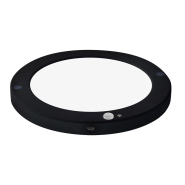 Светильник HOROZ MARTHA-18, 18W, 6400К, 1530Lm, с датчиком движения, 100-265V, D220 мм, чёрный, 016-060-0018-020