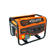 Генератор STURM PG8735N, 2800/3500 Вт, однофазный, бензиновый