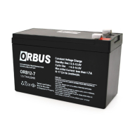 Акумуляторна батарея ORBUS ORB12-7, AGM, 12 В, 7 Аг