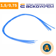 Трубка термоусаджувальна (ТУТ), АСКО-УКРЕМ d - 1,5/0,75 мм., синя, A0150040327