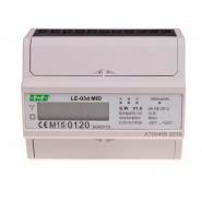 Лічильник електроенергії F&amp;F LE-03D, трифазний, 100A, з LCD-дисплеєм