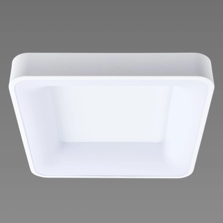 Люстра LED Sirius GLD-23413 WT, 64W, ⌀400, квадрат, біла - 1