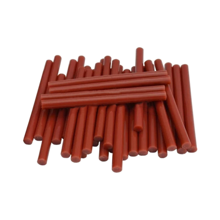 Термоклей тонкий діаметр 7мм, довжина 100мм, кавовий, 1кг - 1