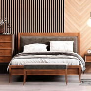 Банкетка Мебус Емілі 1000х400х470 мм, ясен масив трюфель