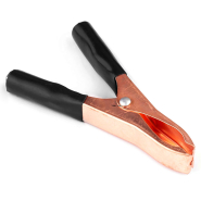 Зажим электрический ЗКС-15 (100мм) черный, TAKEL