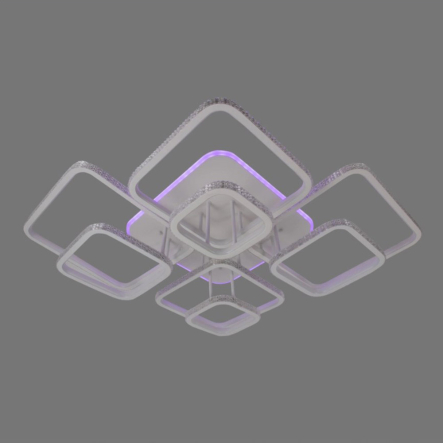 Люстра LED SIRIUS DK5868B/8 WH (RGB) 552W+14W