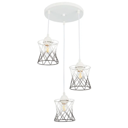 Люстра підвіс VALESO V 6167-3 WH, білий - 1