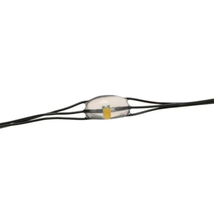 Гирлянда LED Конский хвост от USB (3м, 20 ниток) 600LED + пульт, Теплый белый