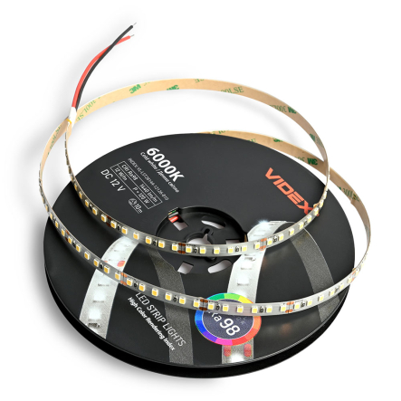 Лента LED VIDEX VL-LST28144-12126-B10, DC12V, 120W, 10м, 6000K, 1440Lm, Ra98, IP20