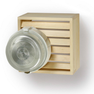 Светильник для сауны ENSTO, AVH11.2, 40W-60W, E27, 125 градусов, IP34