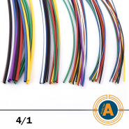 Трубка термоусадочная RADPOL, RCH1 4/1Х1-W белая