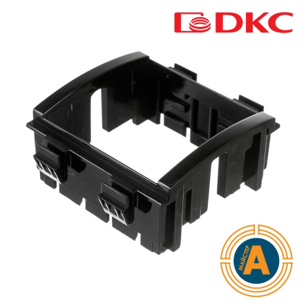 Каркас под 2 модуля, Brava, ДКС, F0000MB, черный RAL7016 - 1