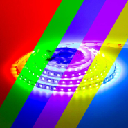 Світлодіодна стрічка RGB 12V smd5050 60led/м 14,4W/м IP65 AVT