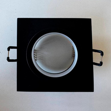 Светильник точечный встраиваемый Ardero DL2816, GX5,3, квадрат, чёрный