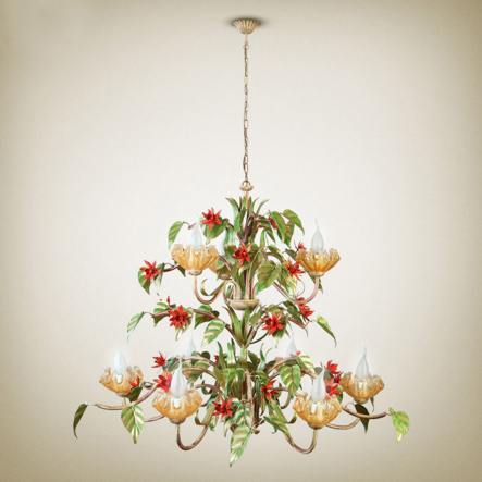 Люстра N&B Light "Да Винчи" 2509, 9хЕ14, D 900 мм, H 1430 мм - 1