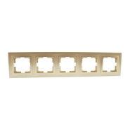 Рамка 5-я, Mono Electric, DESPINA, титан, 102-220000-164