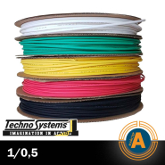 Трубка термоусаживаемая TNSy, ТТ2х1, 1/0,5 черная (бухта 100м), TNSy5501210