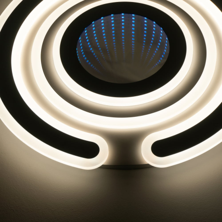 Светильник VIOLUX Smart MATRIX, 100W, 3000-4500-6000К, 8000Lm, 520 мм, круг, черный, 220485