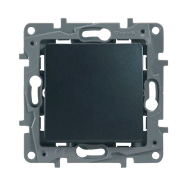 Переключатель 1 кл. Legrand Etika, 672605, антрацит