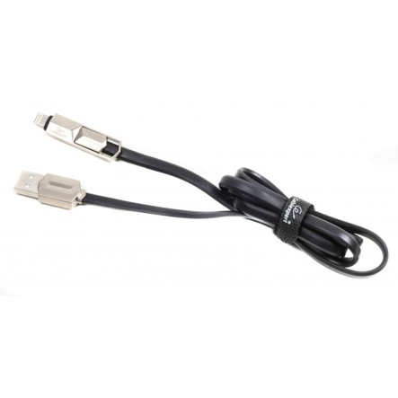 Кабель Cablexpert CCPB-ML-USB-05BK USB 2.0  А-тато/Lightning/Micro USB, 1.0 м
