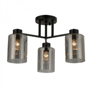 Светильник Ardero BL1330-1ARD OSTIN, под лампу E27х3, ⌀450х245мм, чёрный