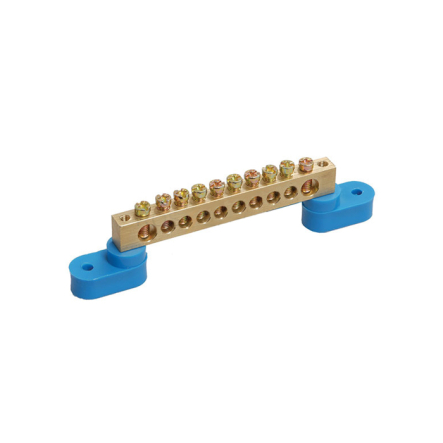 Шина N "ноль" на двух угловых изоляторах ШНИ-6х9-16-У2-С IЕК - 1