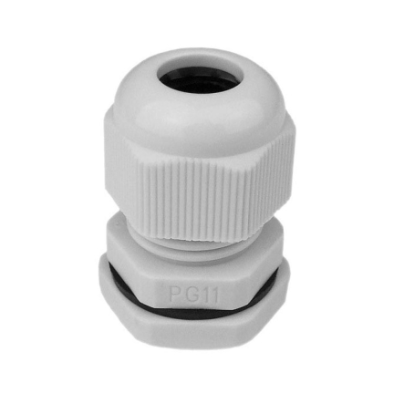 Сальник TechnoSystems PG11 d5-10мм, IP68, білий, TNSy5500020 - 1