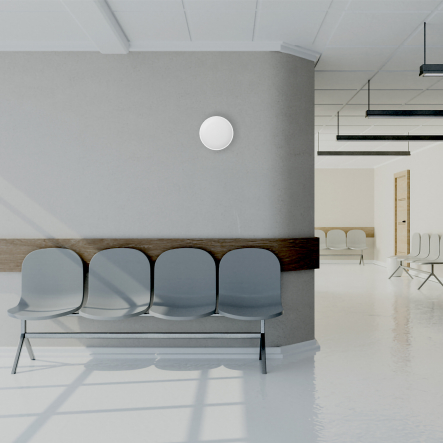 Светильник аварийный накладной з датчиком движения VIDEX, VL-CLR-EM300-2, 15-30W, 2700-6500K, 220V, IP44