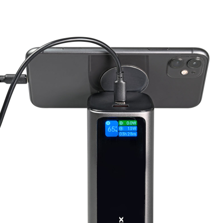 Повербанк (УМБ) 20000mAh VIDEX VPB-350, 130W PD100W + Display - 10