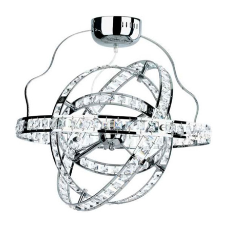 Люстра ALFA 12295 SATELLITE, 6хG4х20W, D 55 см, H 55 см - 1