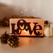 Соляний світильник «Кохання» 2кг
