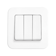 Выключатель 3 кл. VIKO Rollina, 90420068, белый