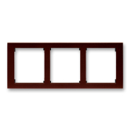 Рамка 3 постa ABB Time Arbo 3901F-A50130 54 венге