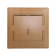 Вимикач прохідний Lezard MIRA одноклавішний, Дуб класичний матовий, 701-5151-105