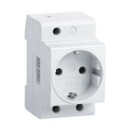 Розетка на DIN-рейку с заземляющими контактами РАр 10-3-ОП SHUKO IEK