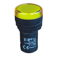 Сигнальна арматура матрична Промфактор FPL230Y, АСМ22/220 АС/DC До жовта IP54