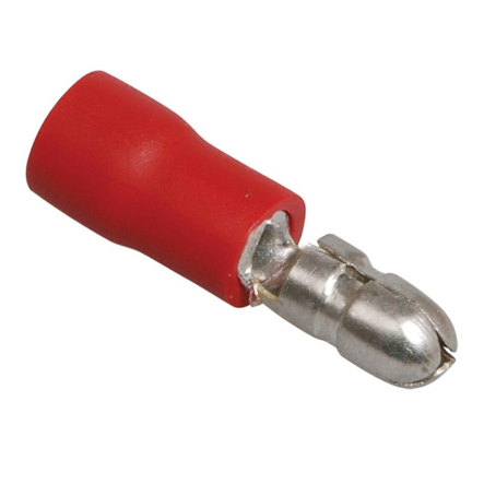 Наконечник разъем РшИп 1,25-4; 0,5-1,5мм штекер, IEK, URP20-4-D15-D17-4, красный (20шт.) - 1
