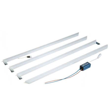 Панель світлодіодна (LED) AVT ART, 220В, 48Вт, 6500К, 6000Lm, 600х600 мм, IP20, розбірна, 1022880 - 1